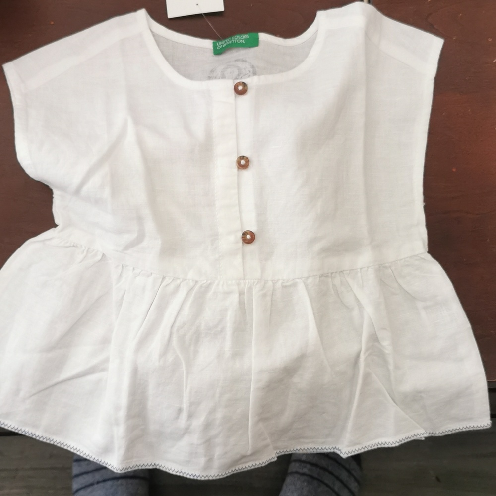 XXS kids blouse NWT UNITED COLORS OF BENNETTON